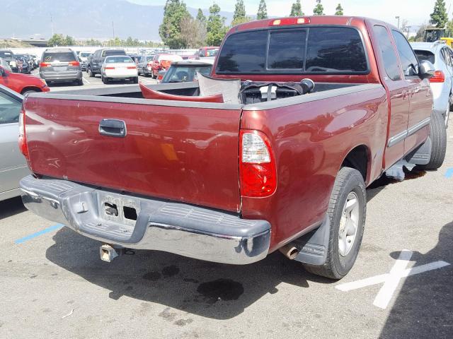 5TBRT34186S476207 - 2006 TOYOTA TUNDRA ACCESS CAB SR5  photo 4