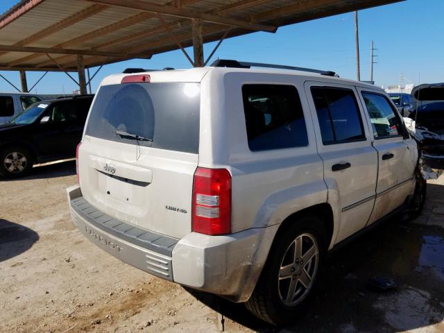 1J8FT48W68D603615 - 2008 JEEP PATRIOT LIMITED  photo 4