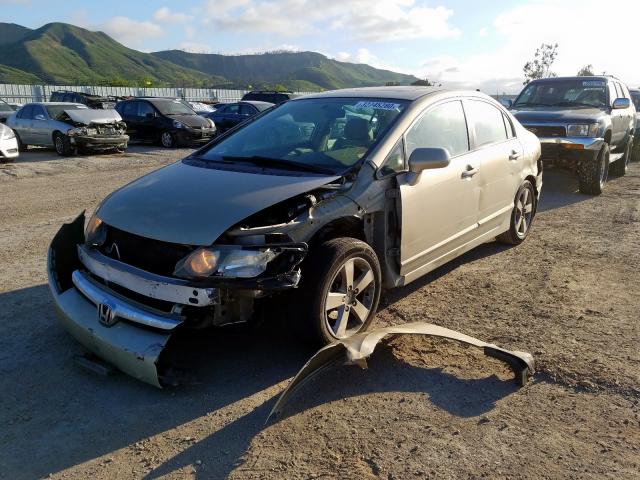 1HGFA16827L091552 - 2007 HONDA CIVIC EX  photo 2