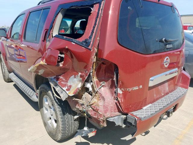 5N1AR18UX5C729910 - 2005 NISSAN PATHFINDER LE  ფოტო 9