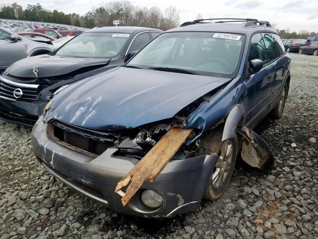 4S4BP61CX57372424 - 2005 SUBARU subaru legacy out  photo 2