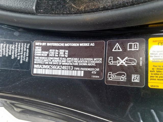 WBA3N9C56GK249313 - 2016 BMW 428 XI  photo 10