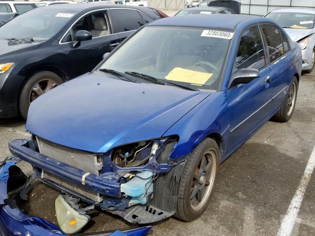 2HGES16325H541515 - 2005 HONDA CIVIC DX VP  foto 2
