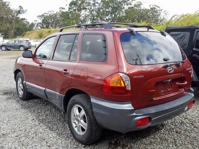 KM8SC13E94U721909 - 2004 HYUNDAI SANTA FE GLS  photo 3