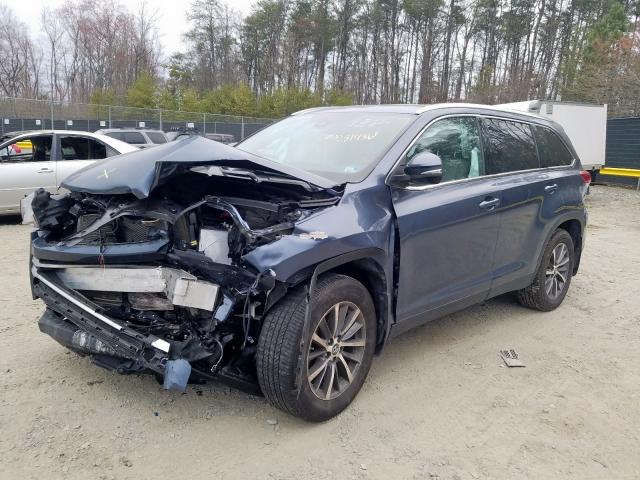 5TDJZRFH6KS945336 - 2019 TOYOTA HIGHLANDER SE  photo 2