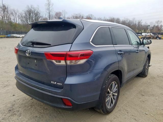 5TDJZRFH6KS945336 - 2019 TOYOTA HIGHLANDER SE  photo 4