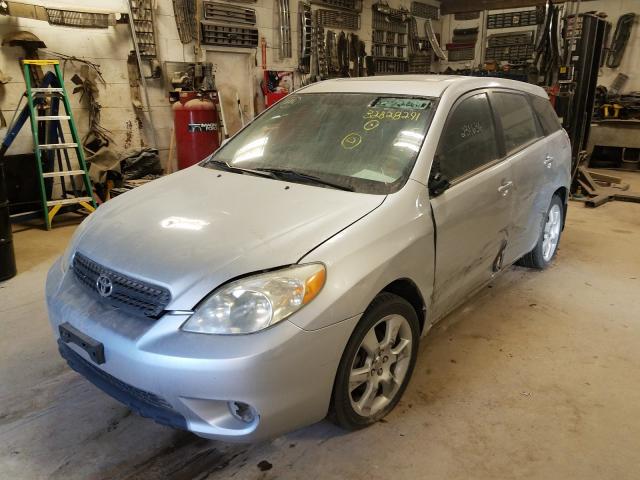 2T1KR32E05C861720 - 2005 TOYOTA COROLLA MA XR GRAY photo 2