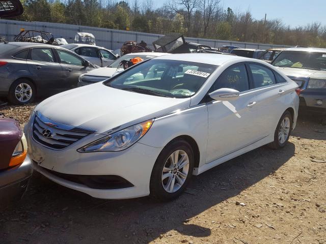 5NPEB4AC1EH917569 - 2014 HYUNDAI SONATA GLS  photo 2