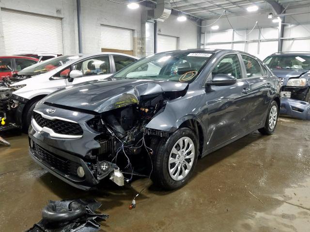 3KPF24AD8LE165884 - 2020 KIA FORTE FE  photo 2