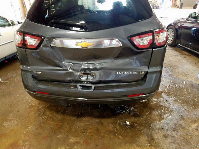 1GNKRFKD8DJ262891 - 2013 CHEVROLET TRAVERSE LS  photo 9