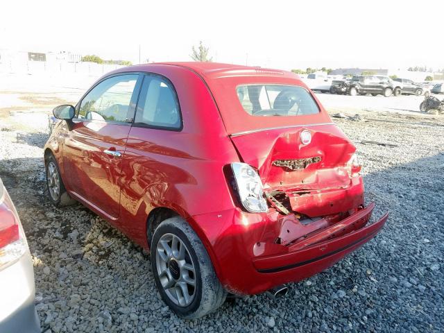 3C3CFFDR4FT667533 - 2015 FIAT 500 POP  photo 3