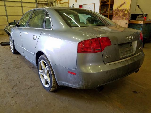 WAUDF78E67A063422 - 2007 AUDI A4 2.0T QUATTRO  photo 3