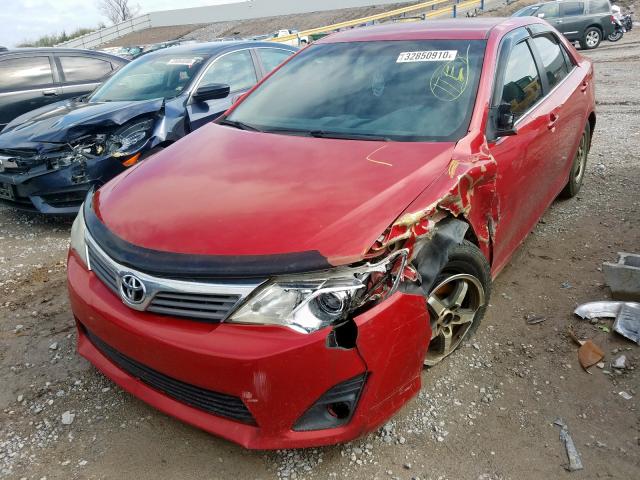 4T4BF1FK7CR211166 - 2012 TOYOTA CAMRY BASE  photo 2