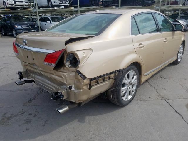 4T1BK3DB0BU426262 - 2011 TOYOTA AVALON BASE  photo 4