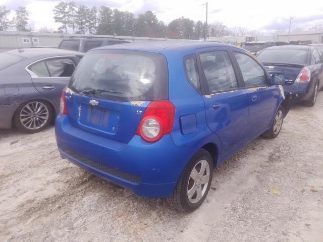 KL1TD66E69B320827 - 2009 CHEVROLET AVEO LS  ფოტო 4
