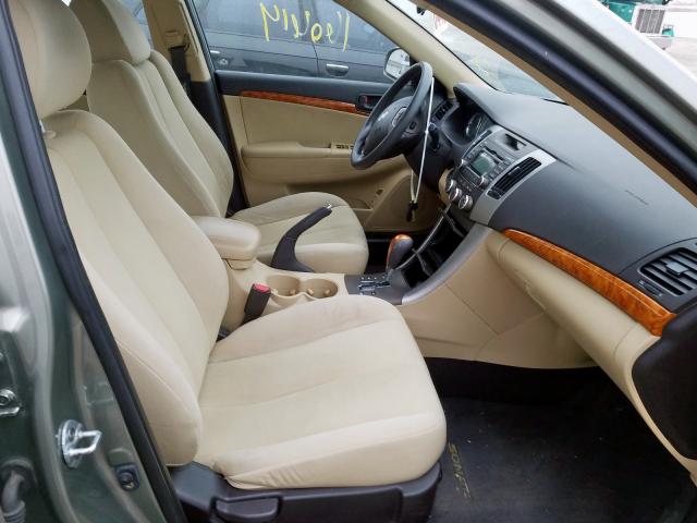 5NPET46C19H560745 - 2009 HYUNDAI SONATA GLS  photo 5