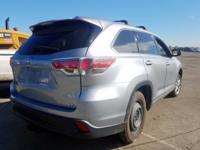 5TDZKRFH4FS038890 - 2015 TOYOTA HIGHLANDER LE  photo 4