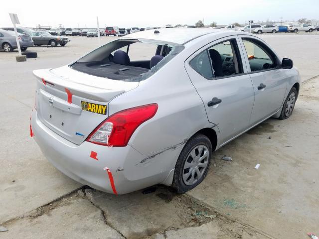 3N1CN7AP2EL805434 - 2014 NISSAN VERSA S  photo 4