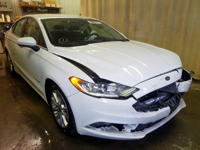 3FA6P0LUXHR350323 - 2017 FORD FUSION SE HYBRID  photo 1