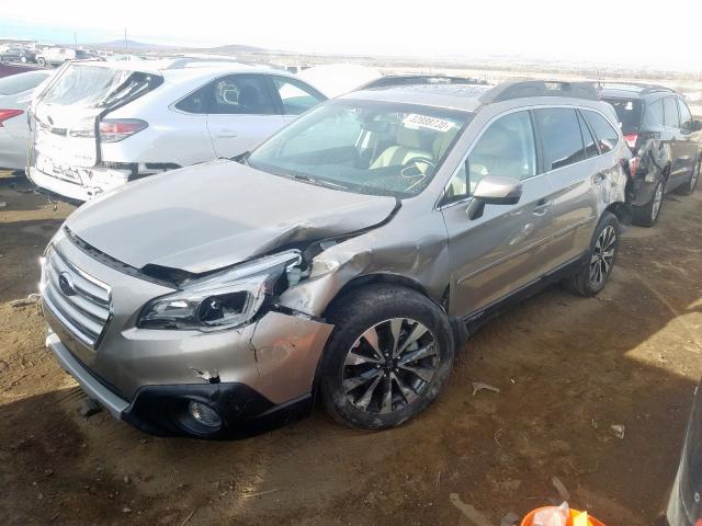 4S4BSANC8H3263435 - 2017 SUBARU OUTBACK 2.5I LIMITED  photo 2