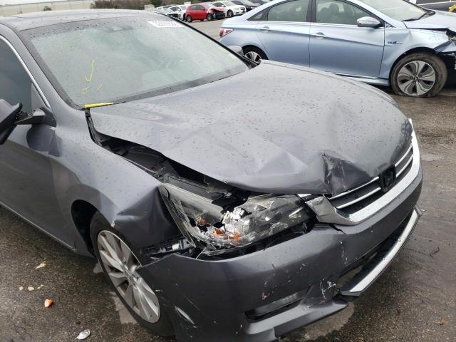 1HGCR2F89FA160278 - 2015 HONDA ACCORD EXL GRAY photo 9