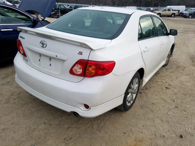 2T1BU40E89C021715 - 2009 TOYOTA COROLLA BASE  photo 4