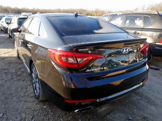 5NPE34AF4GH292207 - 2016 HYUNDAI SONATA SPORT  Foto 3