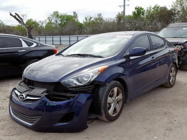 5NPDH4AE0DH439378 - 2013 HYUNDAI ELANTRA GLS  photo 2