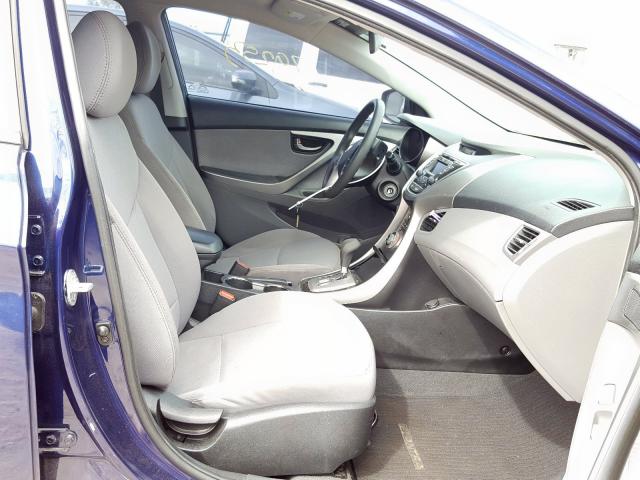 5NPDH4AE0DH439378 - 2013 HYUNDAI ELANTRA GLS  photo 5