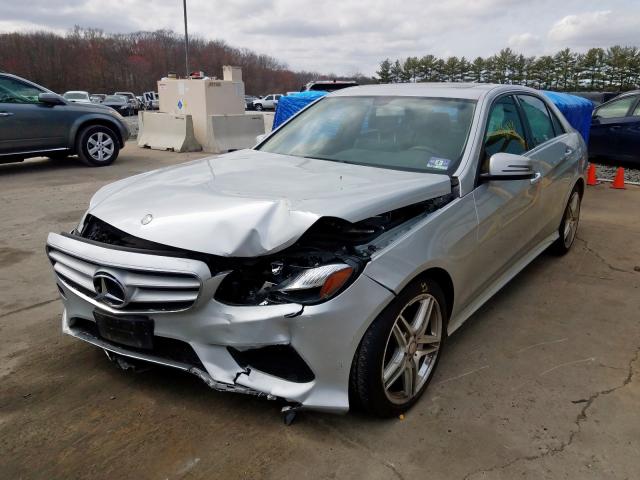 WDDHF8JB7EA904273 - 2014 MERCEDES-BENZ E 350 4MATIC  photo 2