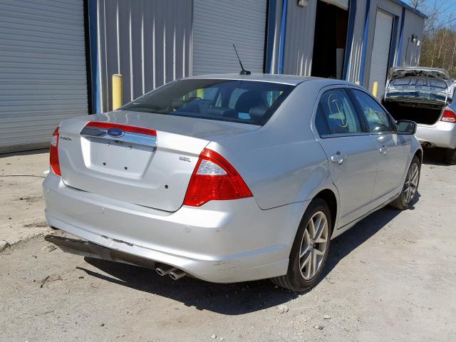 3FAHP0JA5AR290698 - 2010 FORD FUSION SEL  photo 4