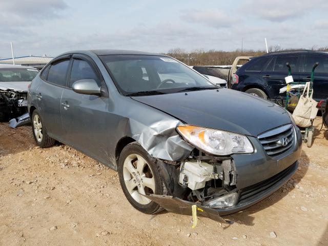 KMHDU4AD9AU021787 - 2010 HYUNDAI ELANTRA BLUE  photo 1