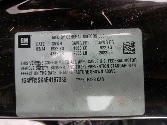 1G4PR5SK4E4187335 - 2014 BUICK VERANO CONVENIENCE  photo 10