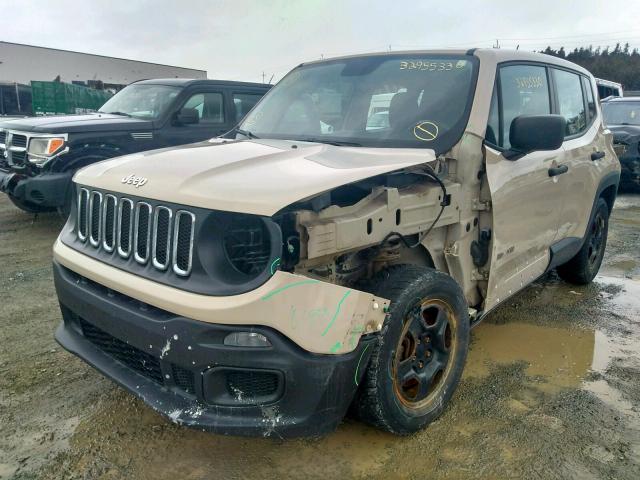 ZACCJAAT5FPC02991 - 2015 JEEP RENEGADE SPORT  photo 2