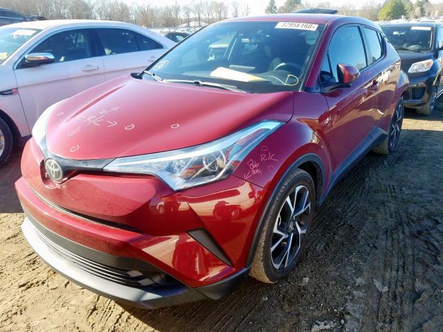 NMTKHMBX3JR022316 - 2018 TOYOTA C-HR XLE  photo 2