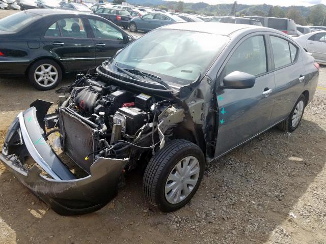 3N1CN7AP8HL895645 - 2017 NISSAN VERSA S  photo 2