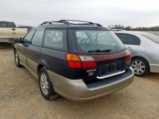 4S3BH6756Y7653134 - 2000 SUBARU LEGACY OUTBACK AWP  照片 3