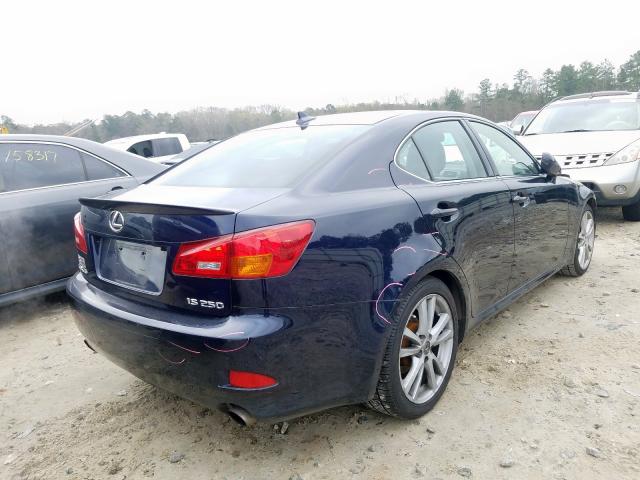 JTHBK262875049496 - 2007 LEXUS IS 250  photo 4