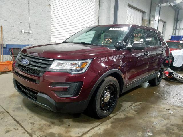 1FM5K8AR8JGB60546 - 2018 FORD EXPLORER POLICE INTERCEPTOR  photo 2