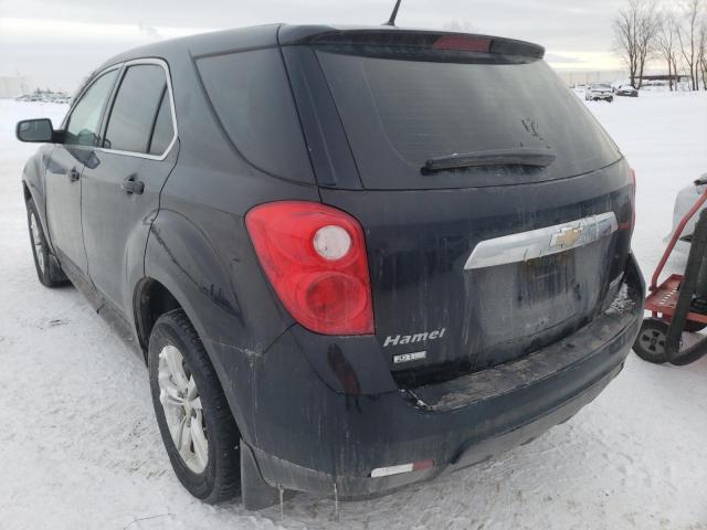 2GNALBEK5C6184663 - 2012 CHEVROLET EQUINOX LS BLACK photo 3