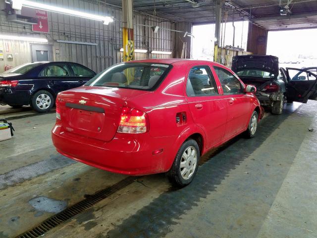 KL1TJ52694B184994 - 2004 CHEVROLET AVEO LS  ფოტო 4
