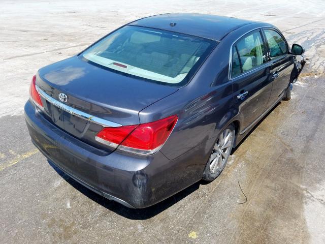 4T1BK3DB4BU377051 - 2011 TOYOTA AVALON BASE  photo 4