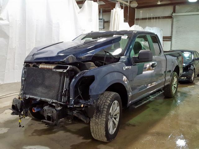 1FTEX1EP7JFC12390 - 2018 FORD F150 SUPER CAB  photo 2