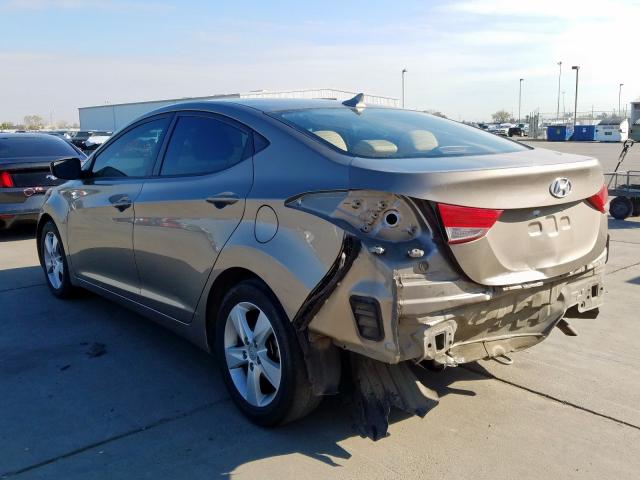 5NPDH4AE1DH337037 - 2013 HYUNDAI ELANTRA GLS  photo 3