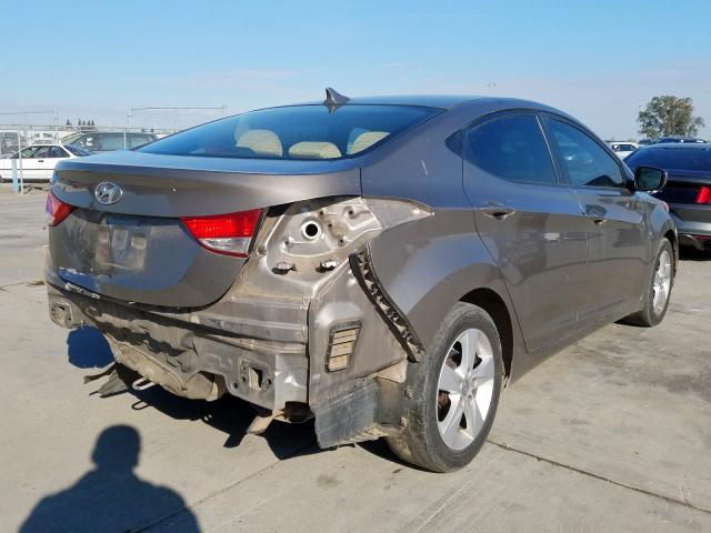 5NPDH4AE1DH337037 - 2013 HYUNDAI ELANTRA GLS  photo 4