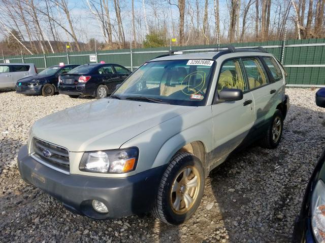 JF1SG63665H750959 - 2005 SUBARU FORESTER 2.5X  photo 2