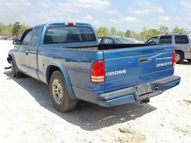 1D7GL32K94S527864 - 2004 DODGE DAKOTA SPORT  photo 3