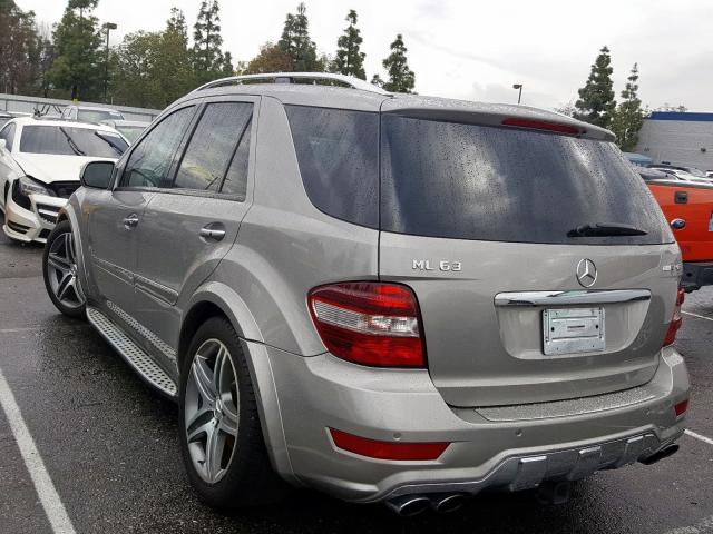 4JGBB77E69A462319 - 2009 MERCEDES-BENZ ML 63 AMG  photo 3