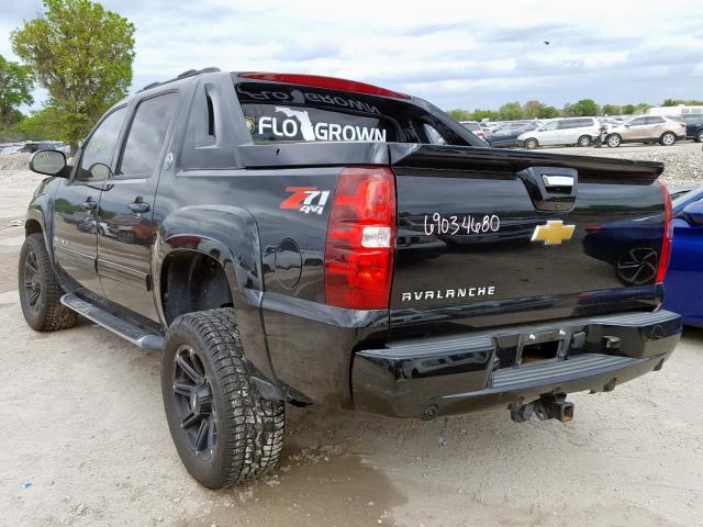 3GNTKFE7XDG228757 - 2013 CHEVROLET AVALANCHE LT  photo 3