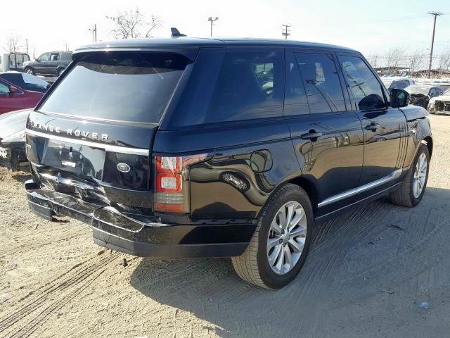 SALGS2KF0GA252124 - 2016 LAND ROVER RANGE ROVER HSE  photo 4